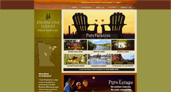 Desktop Screenshot of distinctivelodges.com